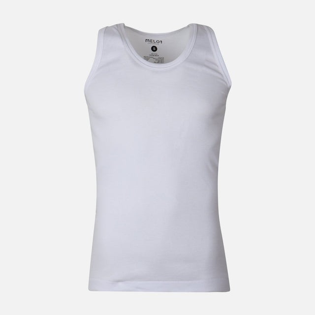 Men Innerwear Vest White 3 Pieces