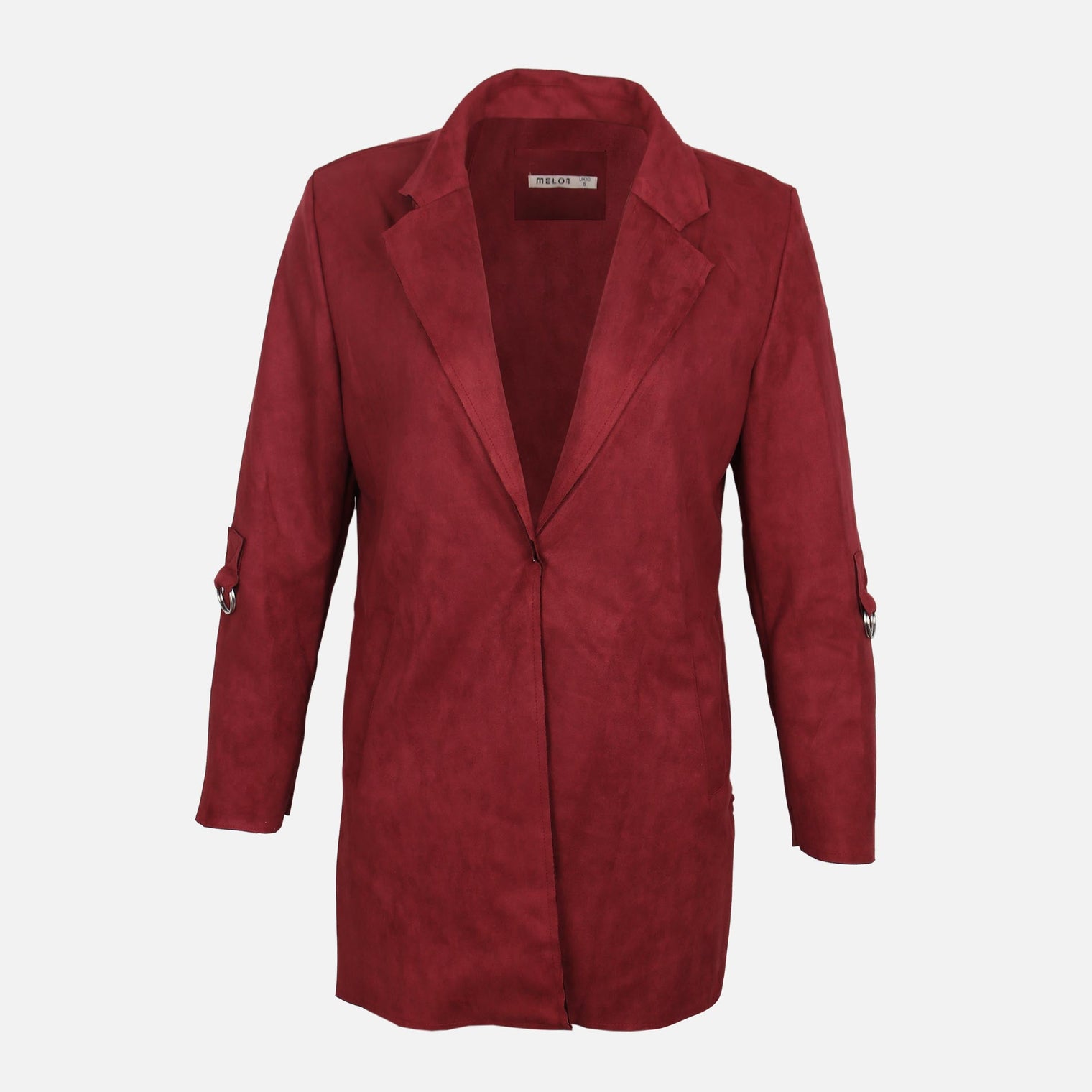 Ladies Long Sleeve Suede Jacket