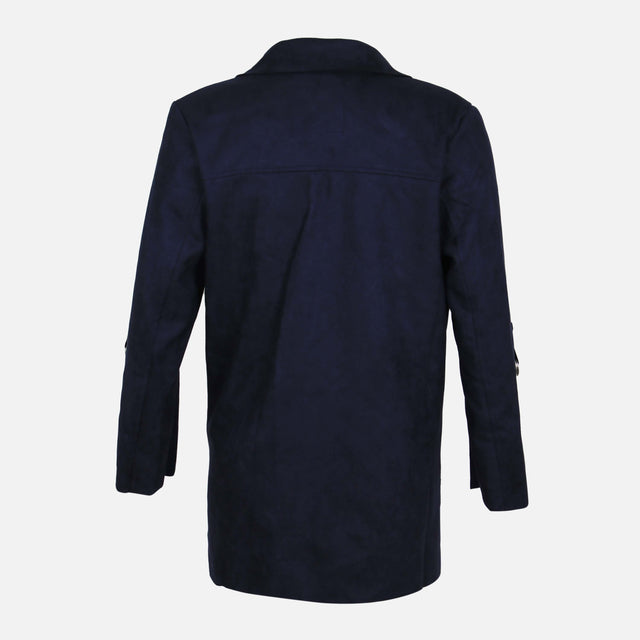 Ladies Long Sleeve Suede Jacket