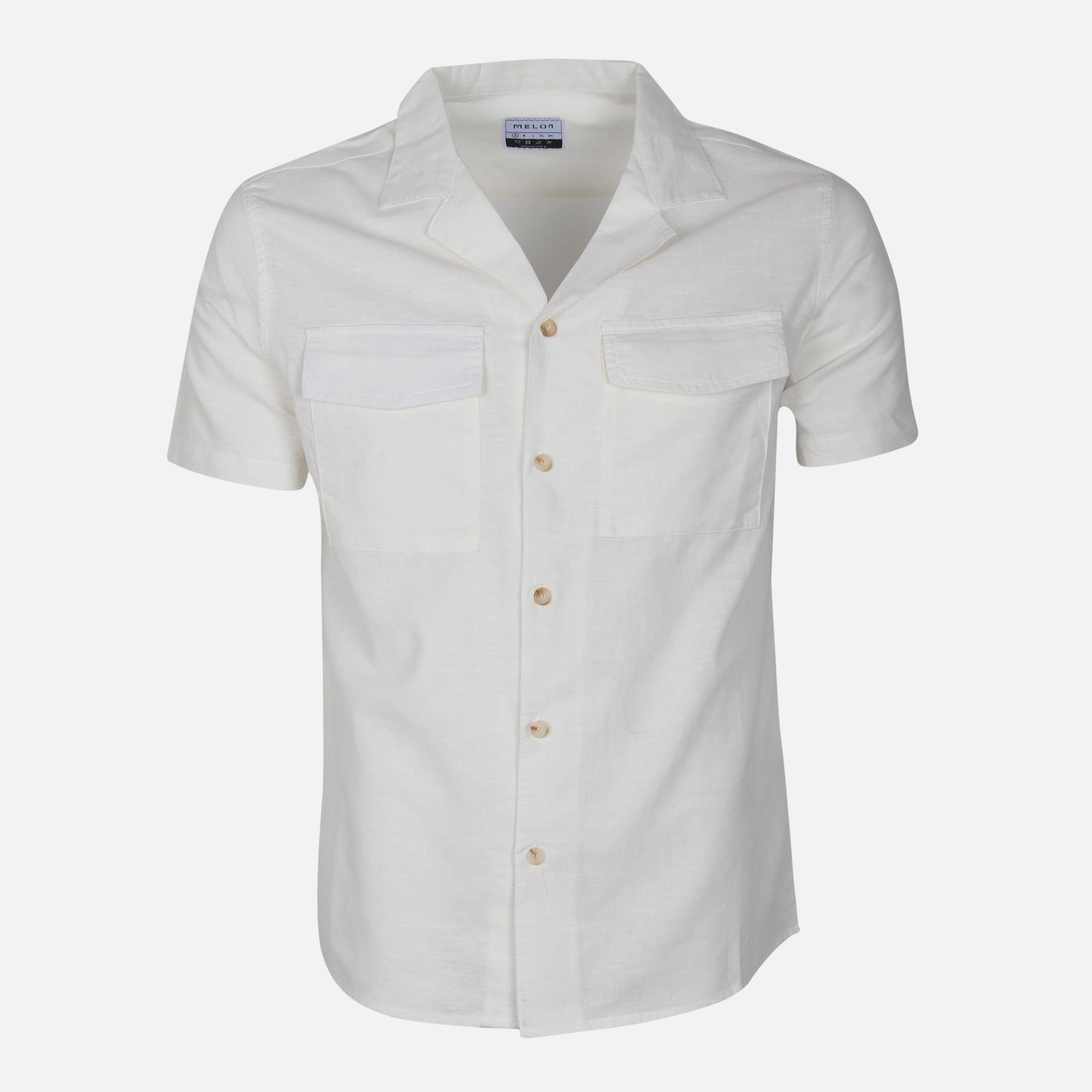 MEN SHORT-SLEEVE LINEN SHIRT