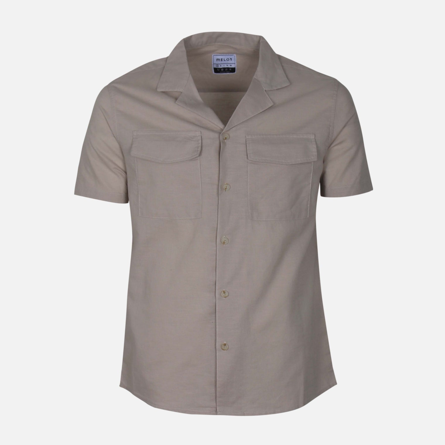 MEN SHORT-SLEEVE LINEN SHIRT