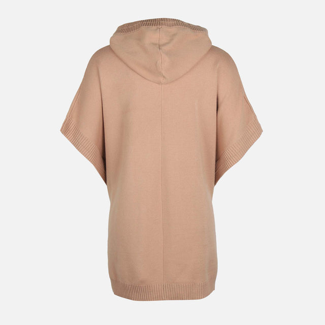 WOMEN HOODED OVERSIZE CARDIGAN