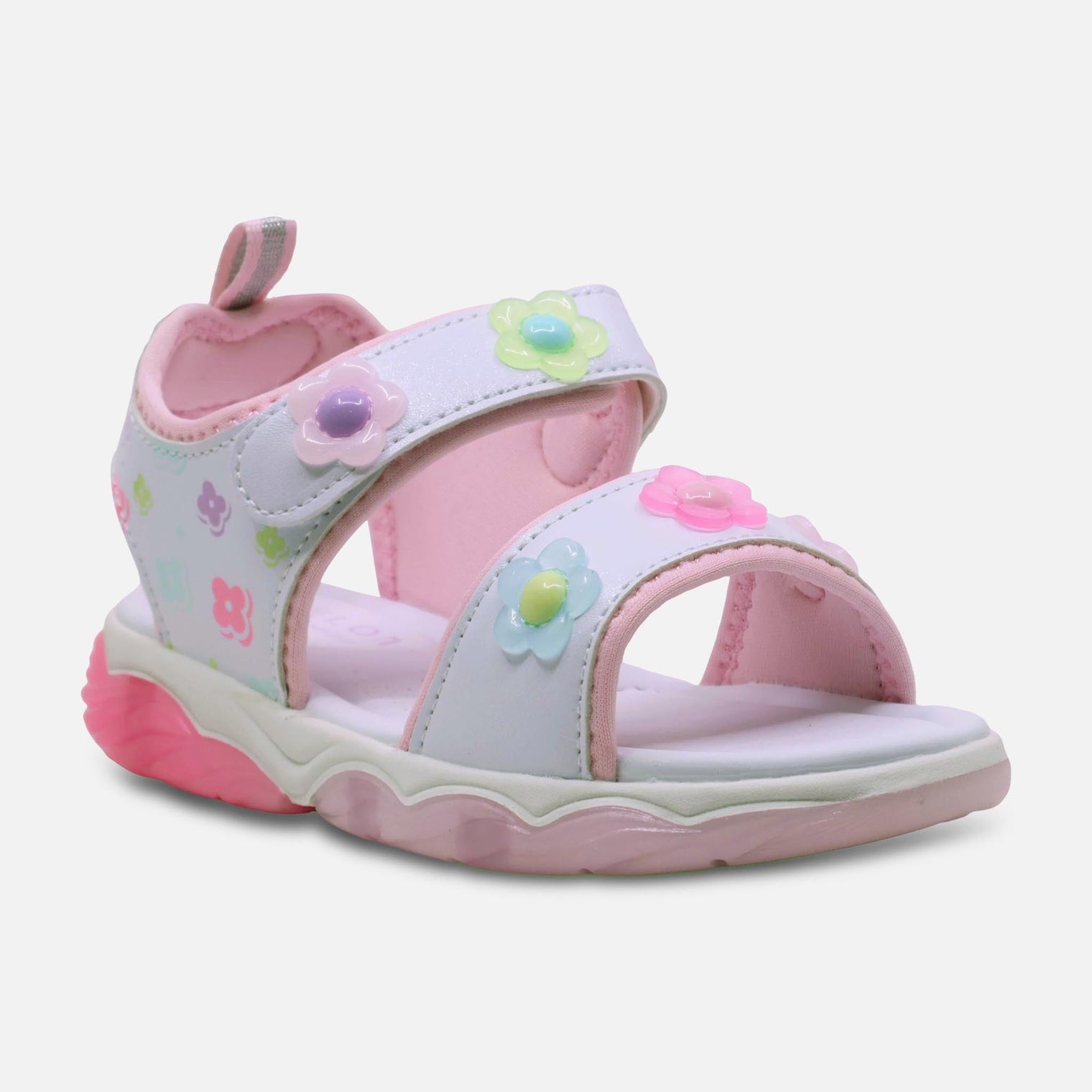 GIRLS LIGHT SLIP-ON SANDALS