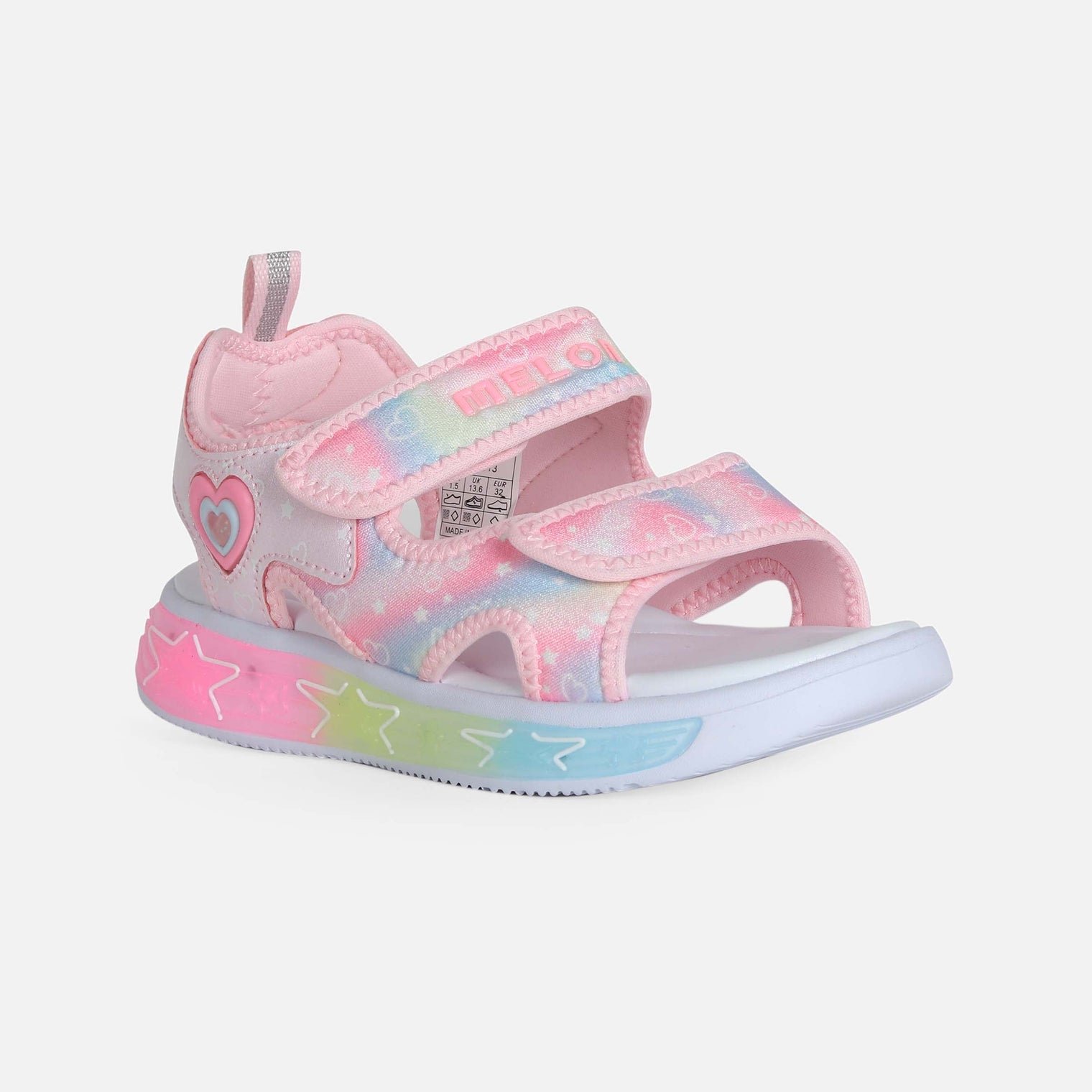 GIRLS LIGHT SLIP-ON SANDALS