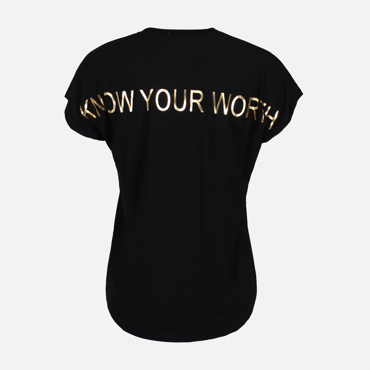 WOMEN VISCOSE LOOSE SHORT SLEEVE TEE