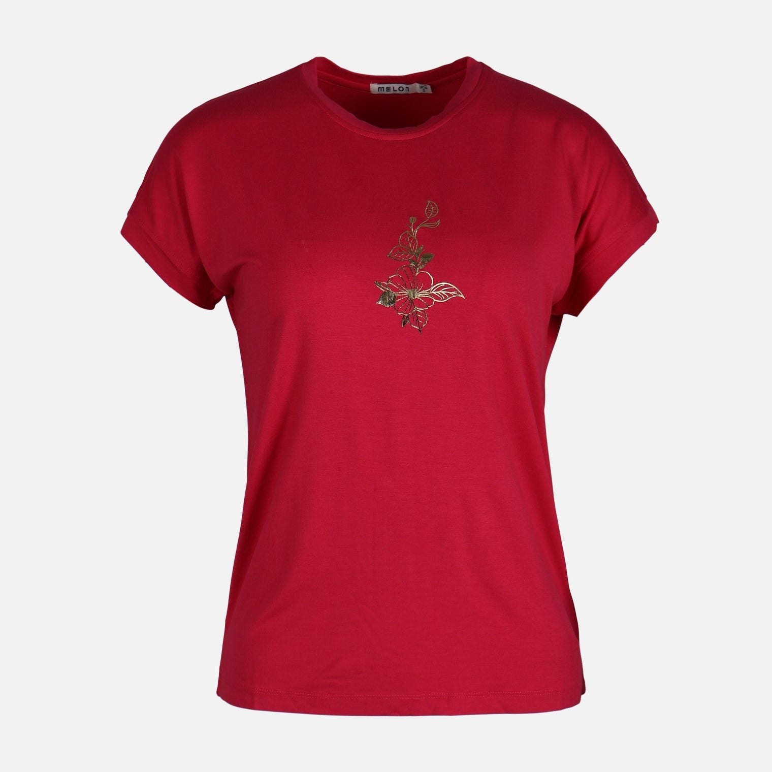 WOMEN VISCOSE LOOSE SHORT SLEEVE TEE