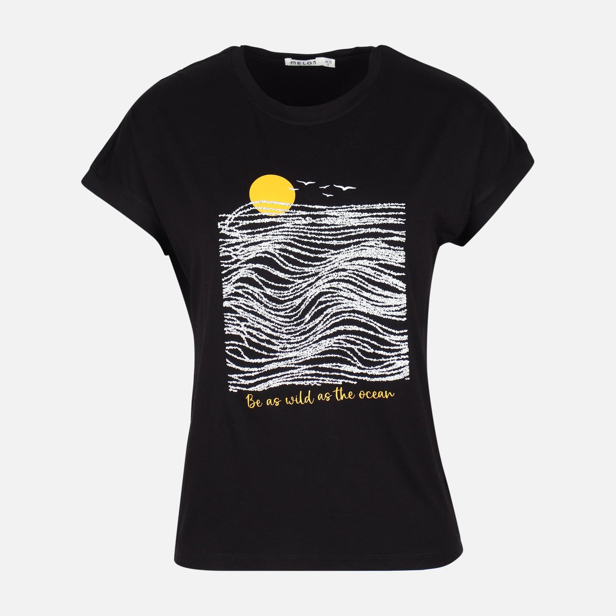 WOMEN VISCOSE LOOSE T-SHIRT