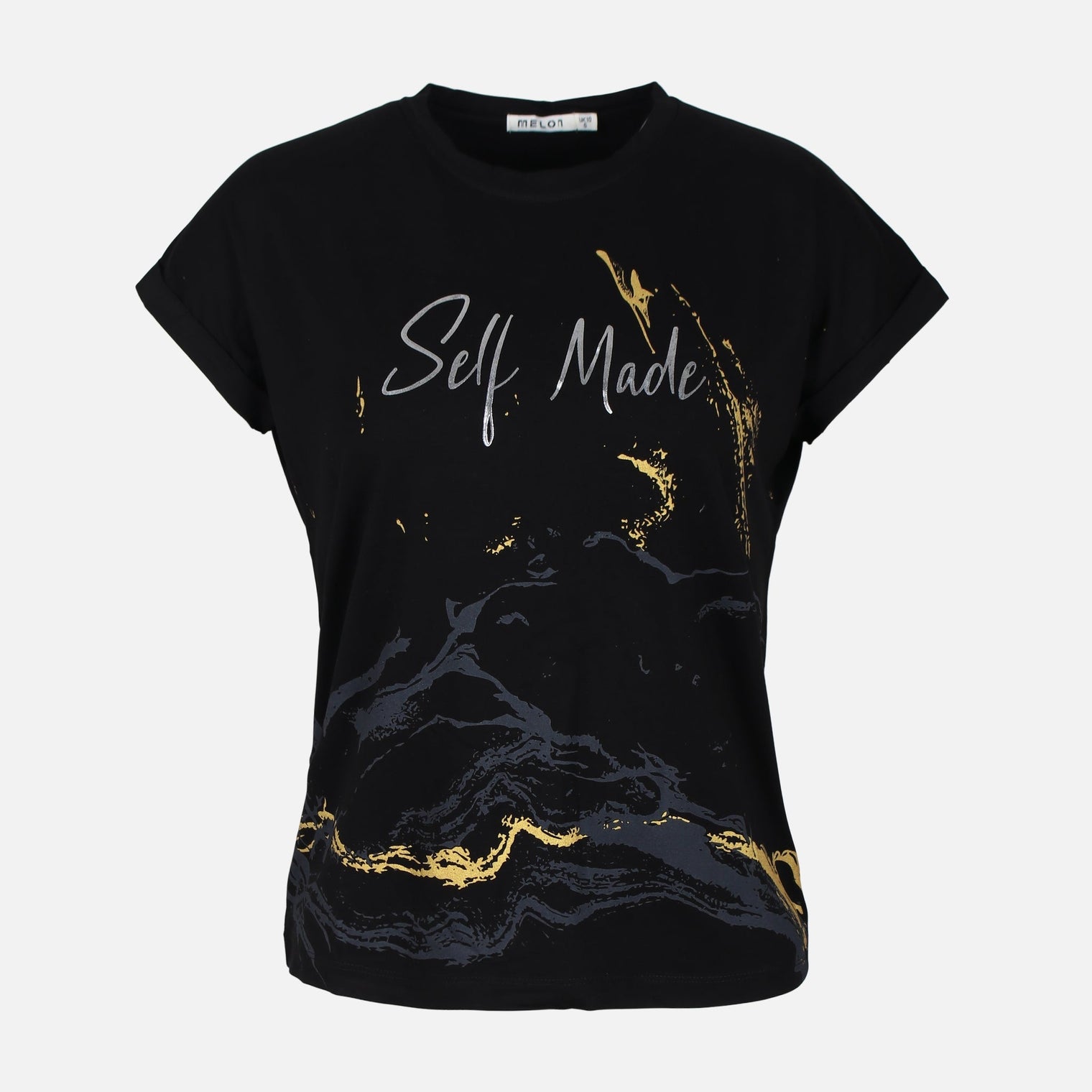 WOMEN VISCOSE LOOSE SHORT SLEEVE TEE