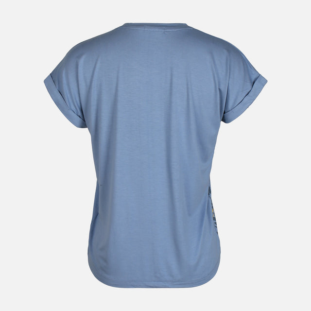 WOMEN VISCOSE LOOSE SHORT SLEEVE TEE