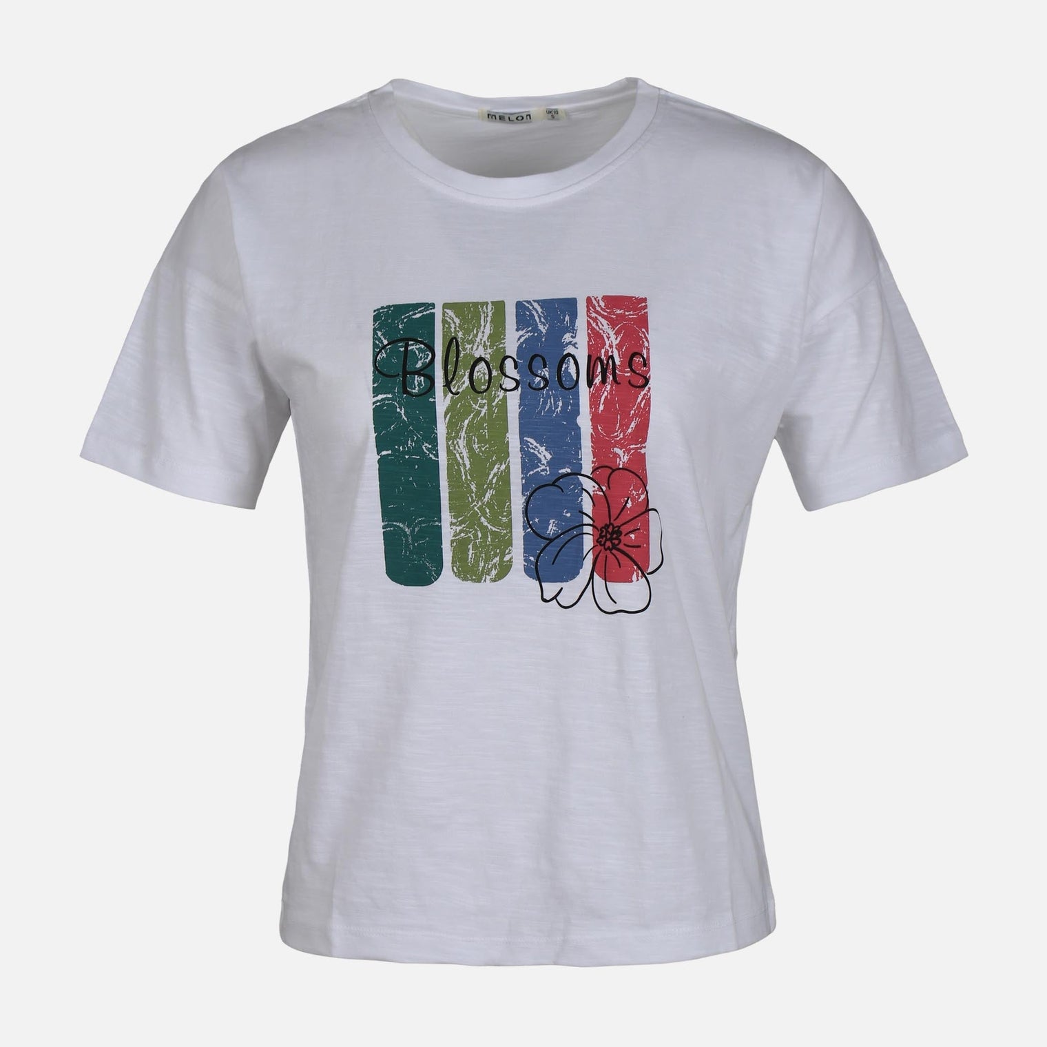 WOMEN SLUB LOOSE SHORT SLEEVE TEE