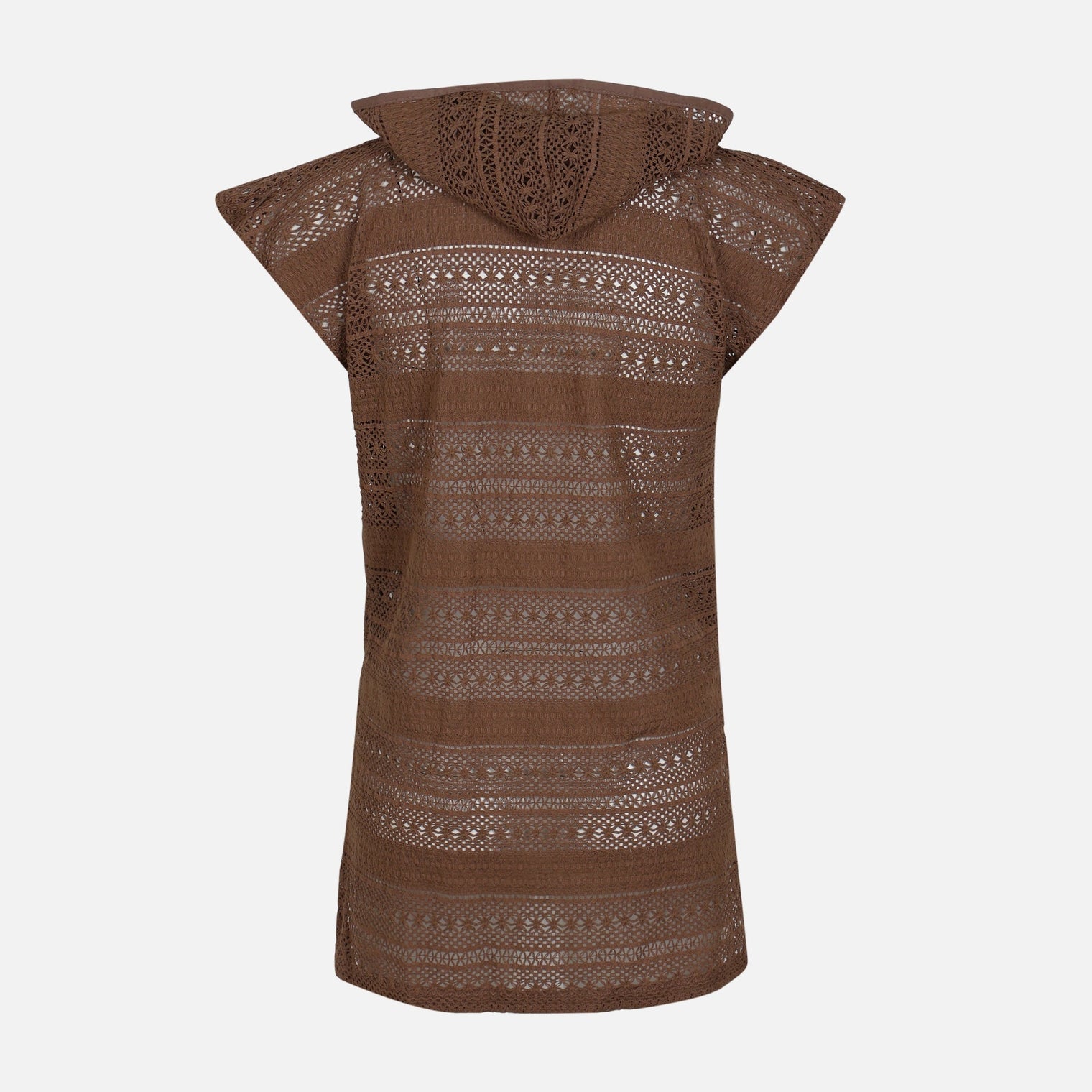 WOMEN LACE HOODED TOP