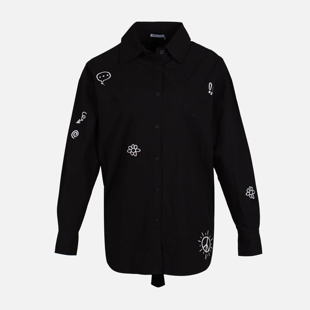 WOMEN OVERSIZED LONG SHIRT