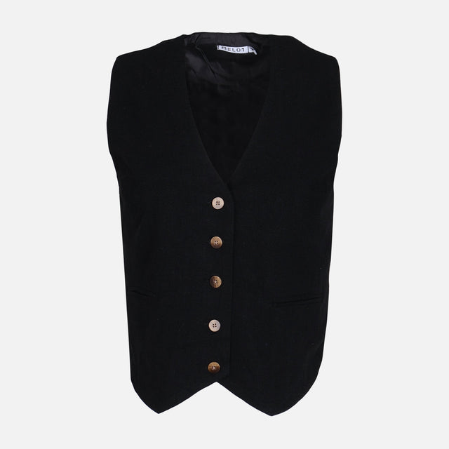 WOMEN BASIC VEST BLAZER