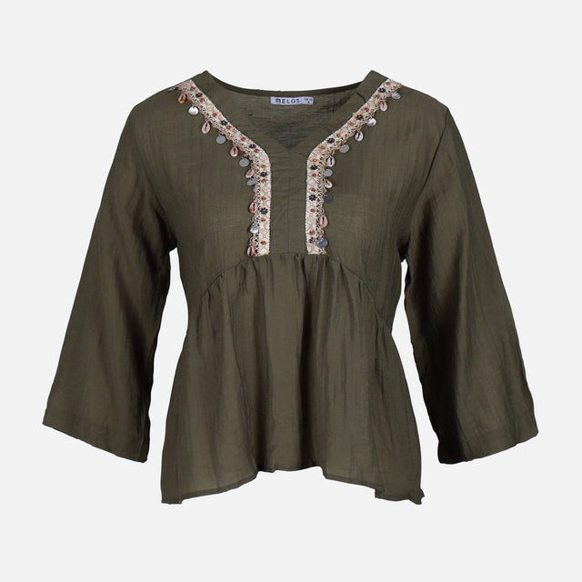 WOMEN DEEP NECK TOP