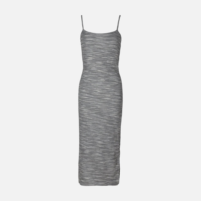 WOMEN SLEEVE LESS LONG DRESS