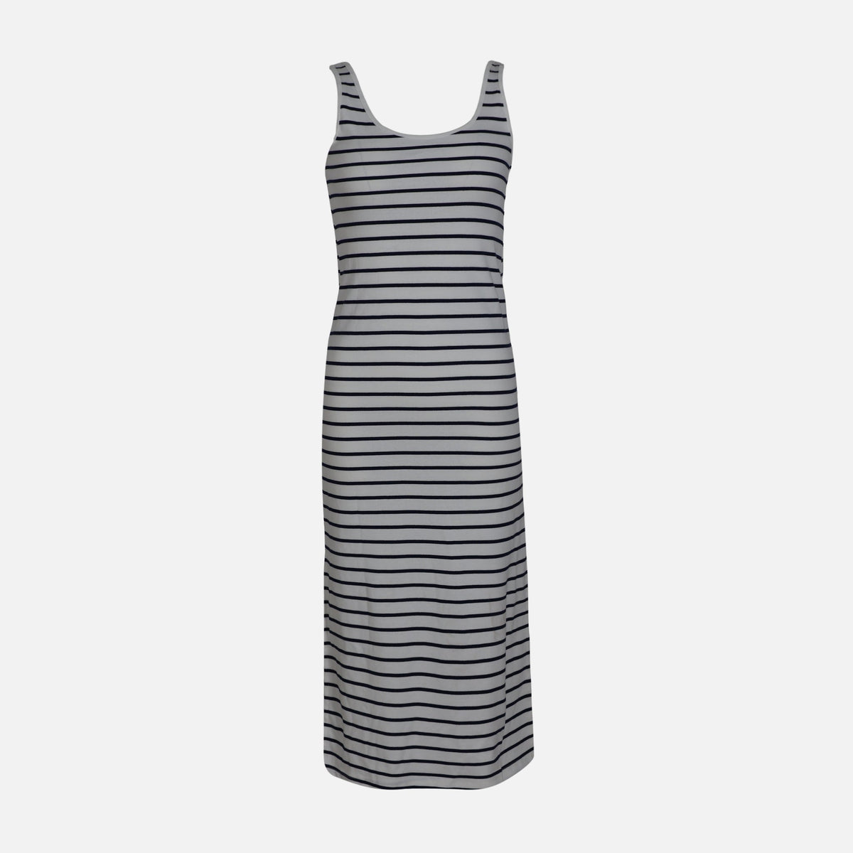 WOMEN SLEEVE LESS LONG RIB DRESS