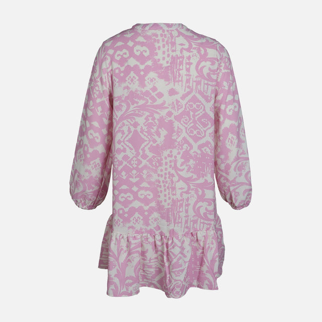 WOMEN LONG SLEEVE MIDI DRESS