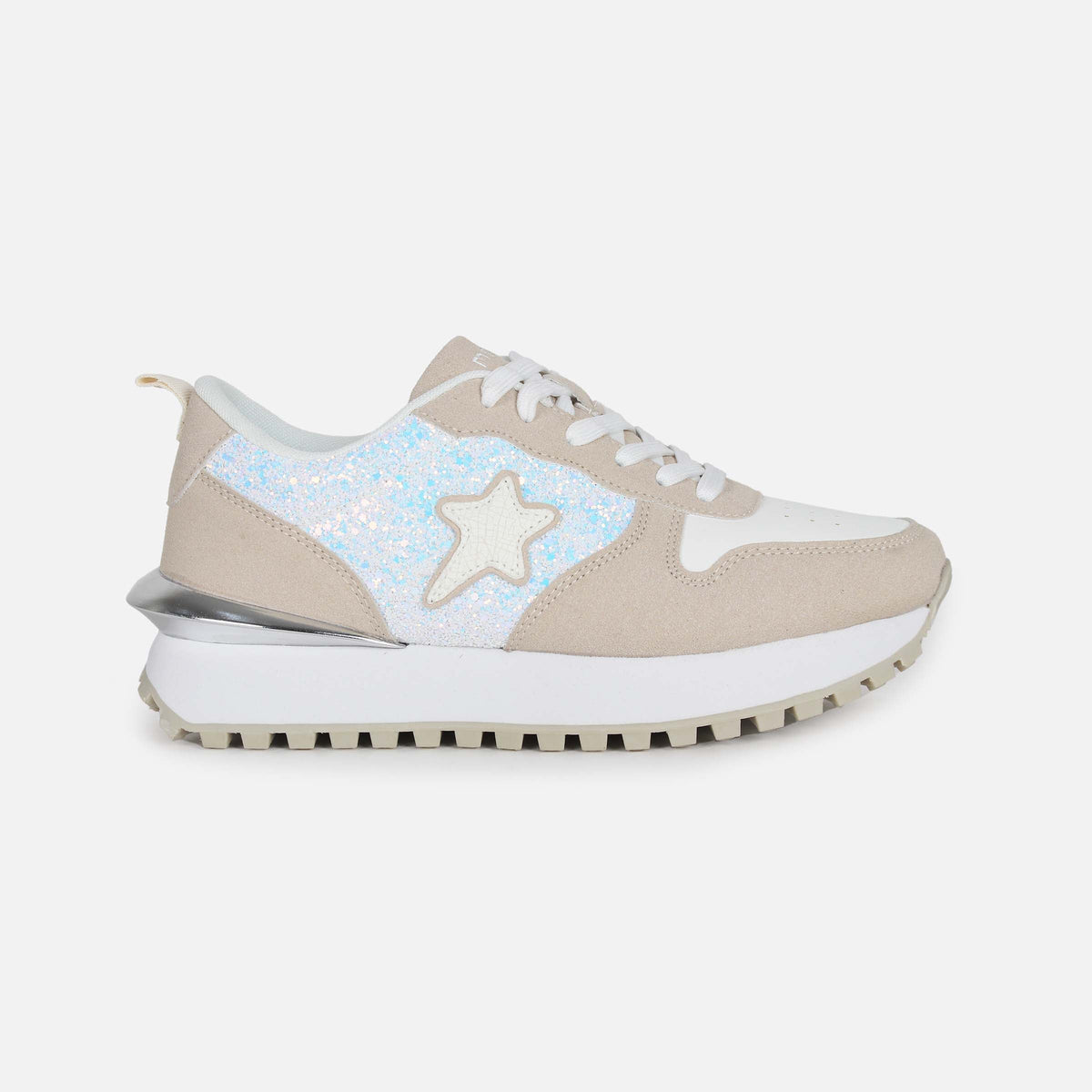 LADIES CASUAL LACE-UP SHOES
