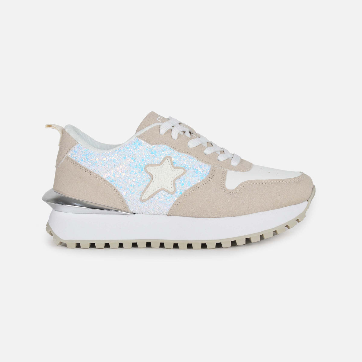LADIES CASUAL LACE-UP SHOES