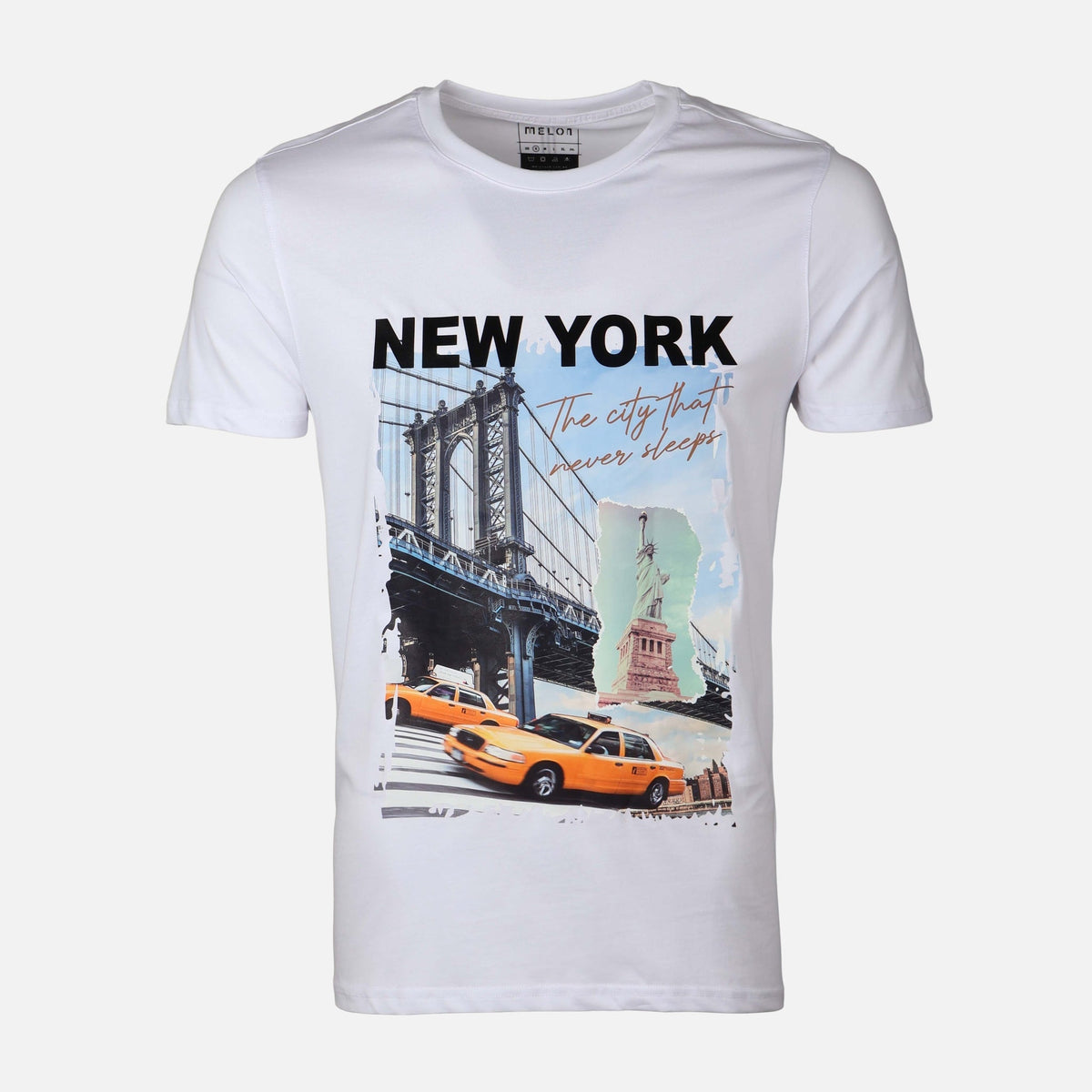 MEN T-SHIRT ROUND NECK REGULAR FIT