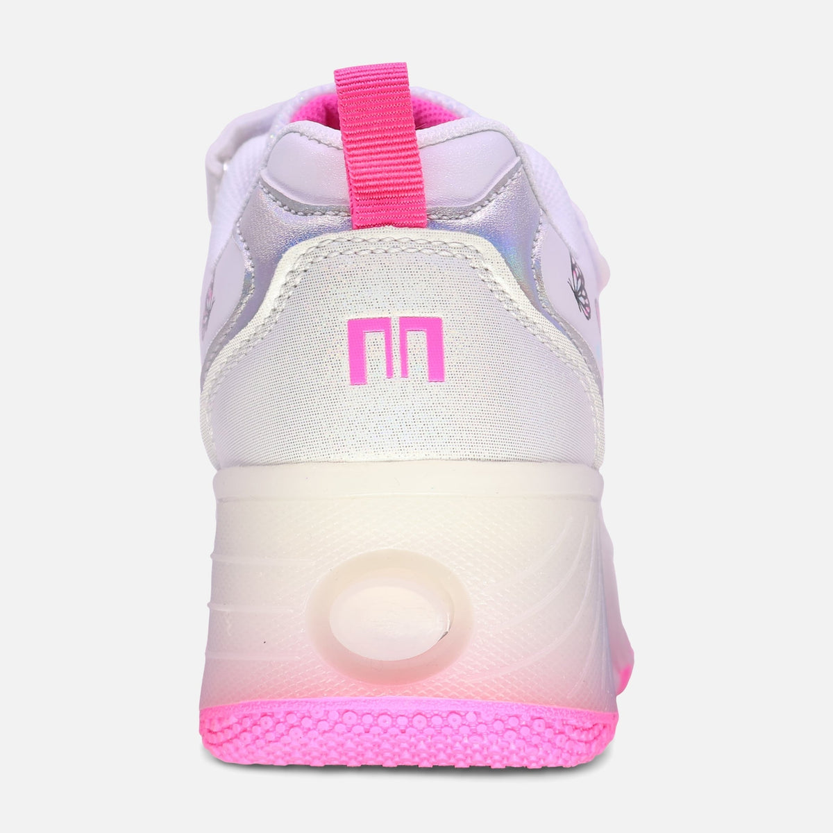 GIRLS WHEELS VELCRO LIGHTING SHOES