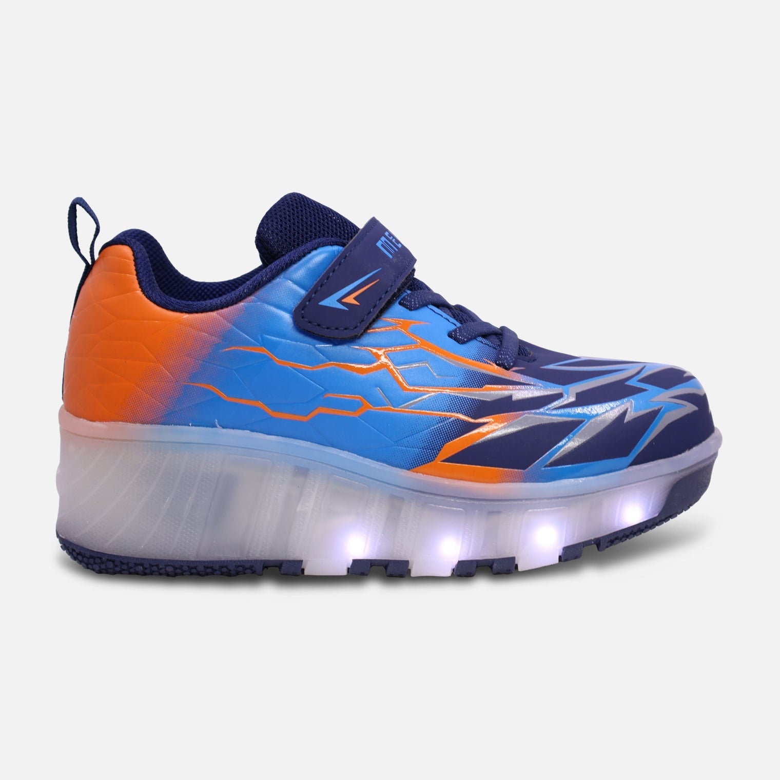BOYS WHEELS VELCRO LIGHTING SHOES