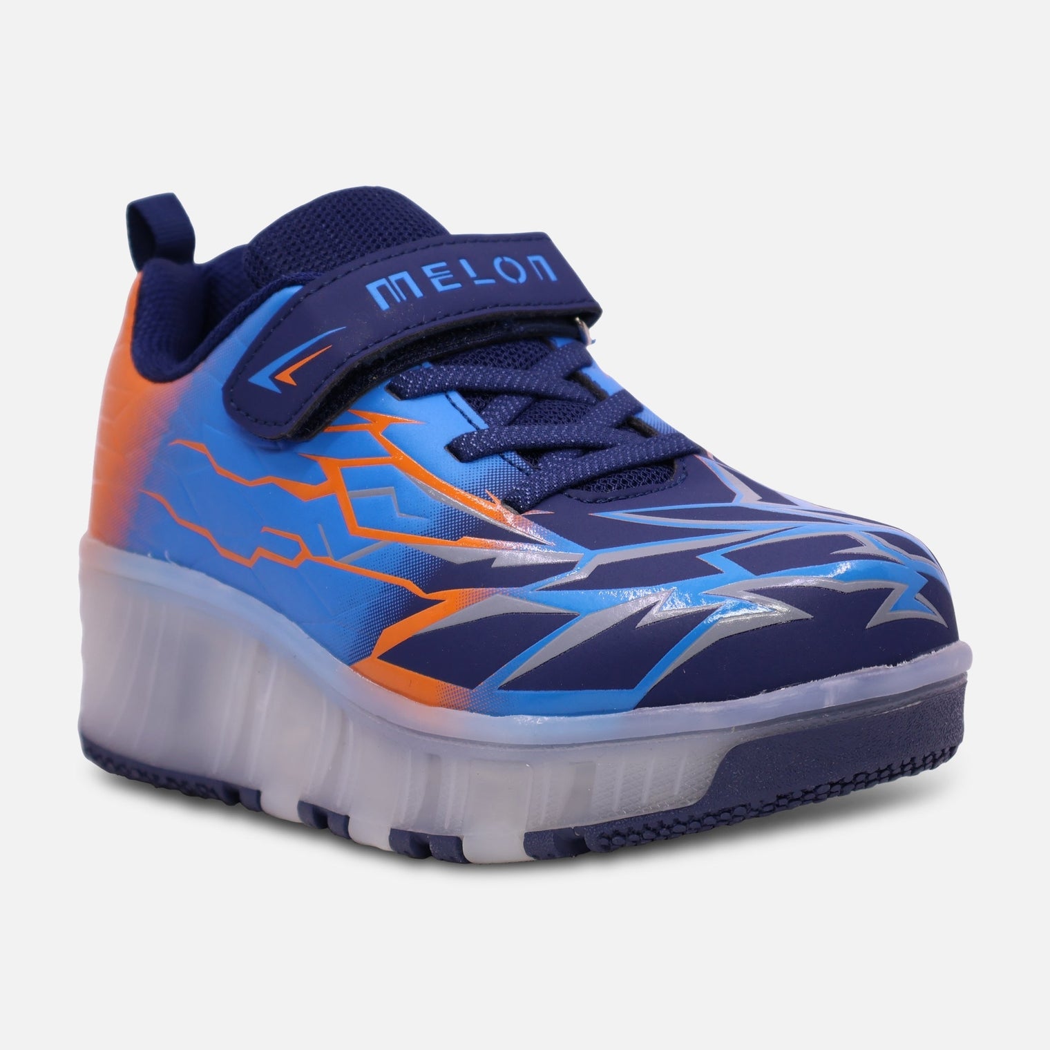 BOYS WHEELS VELCRO LIGHTING SHOES