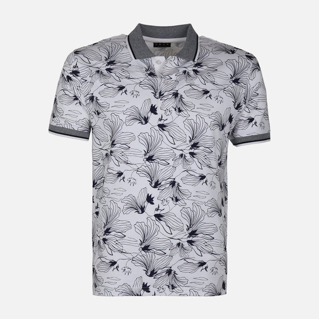 MEN FLORAL POLO