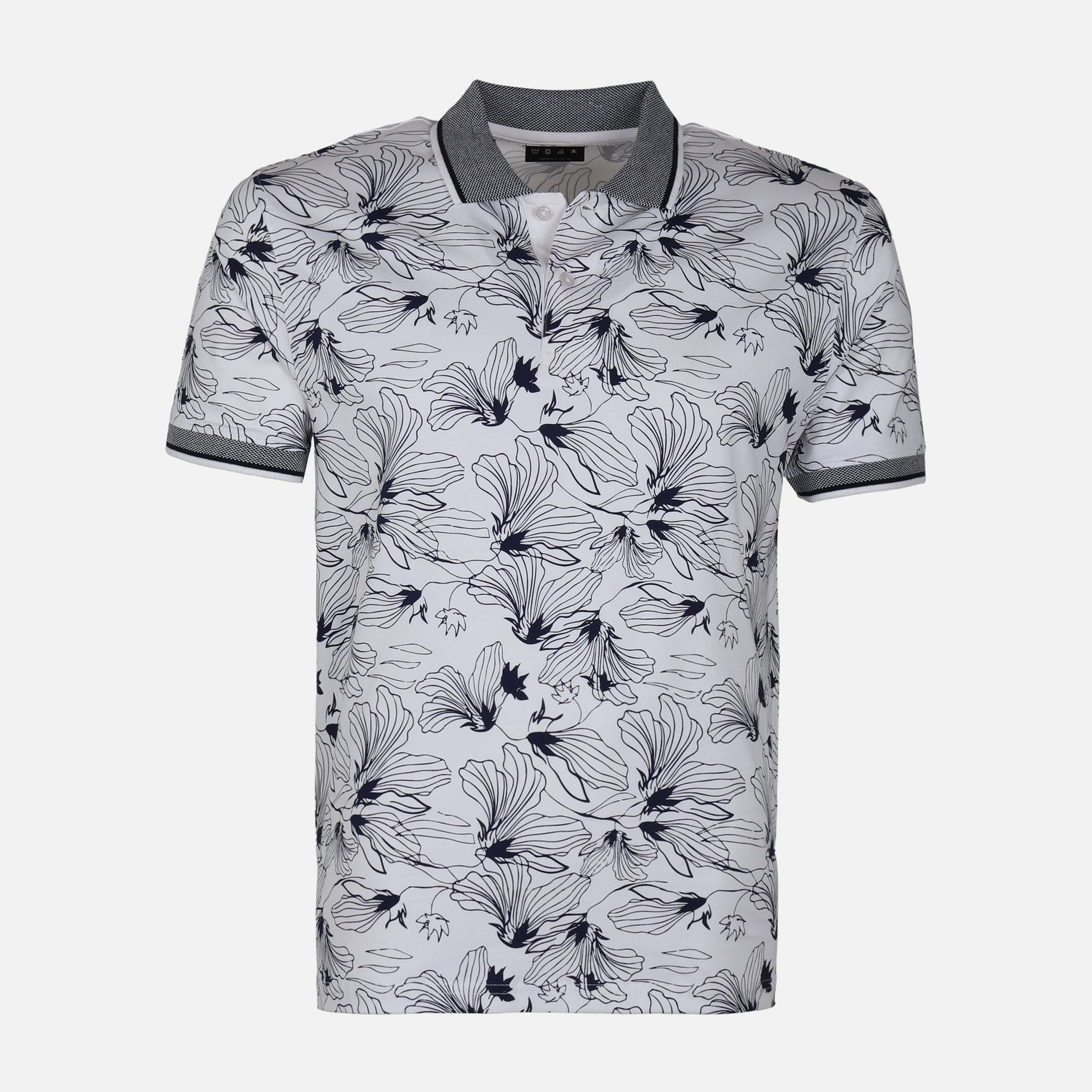 MEN FLORAL POLO