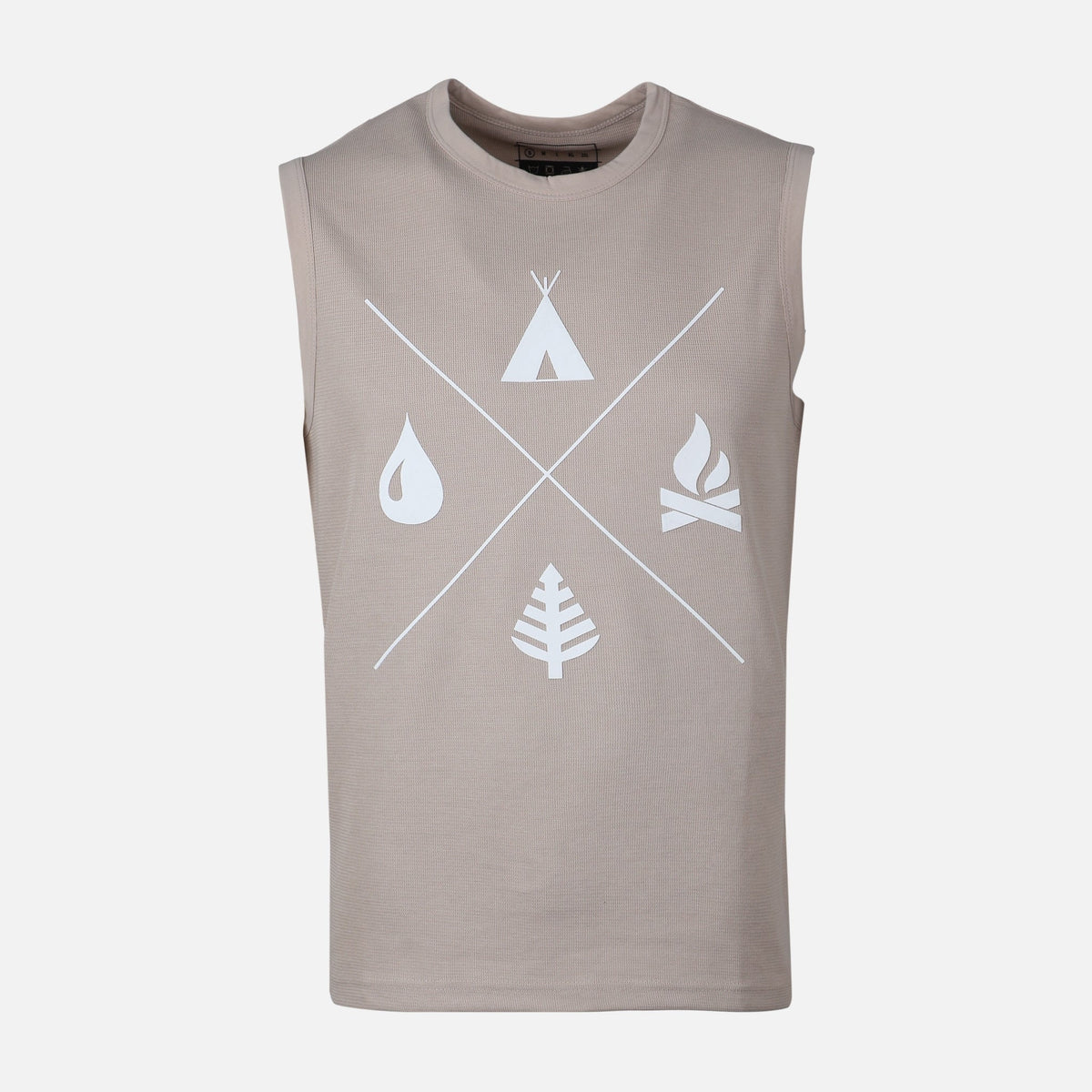 MEN VEST ROUND NECK REGULAR FIT