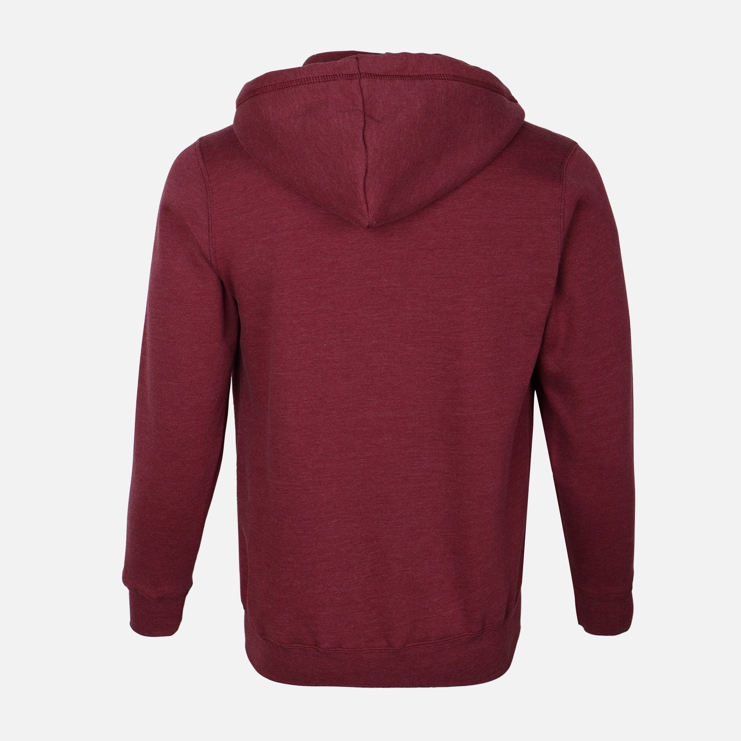 MEN SOLID FLEECE CARDIGAN WITH HOOD