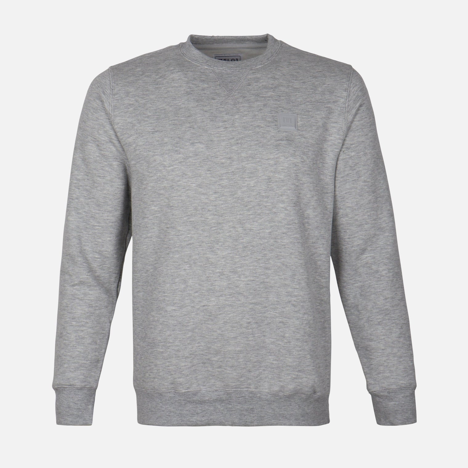 MEN SOLID FLEECE PULLOVER ROUND NECK
