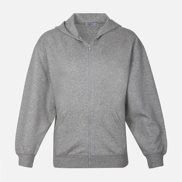 WOMEN BASIC SCUBA FULLZIPPER HOODIE