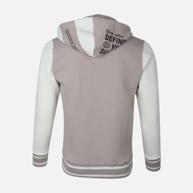 MEN HOODED CARDIGAN