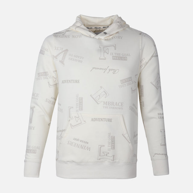 MEN HOODED PULLOVER