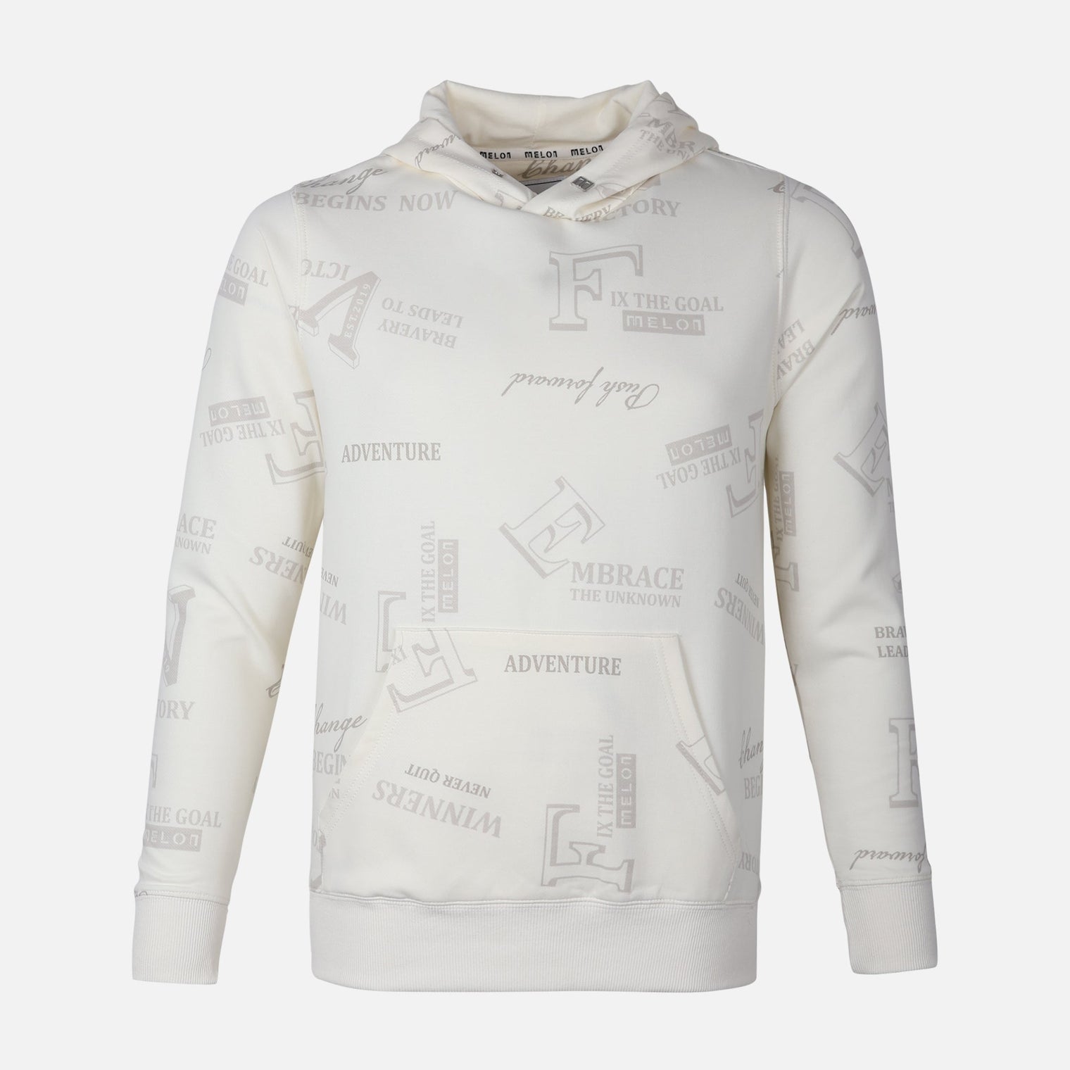 MEN HOODED PULLOVER