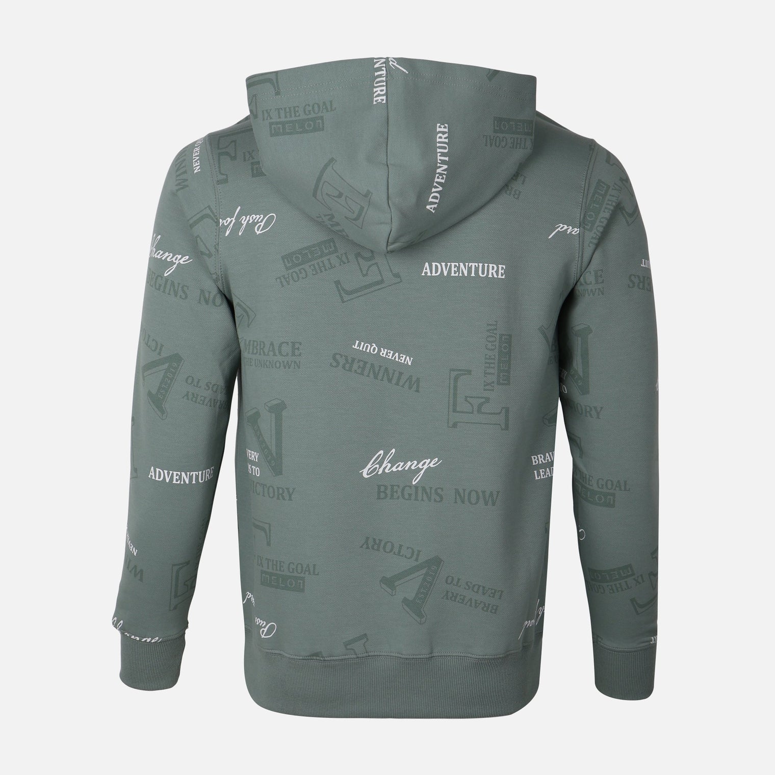 MEN HOODED PULLOVER