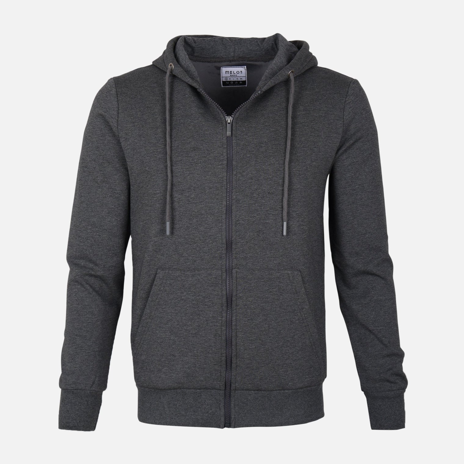 MEN BASIC HOODED CARDIGAN