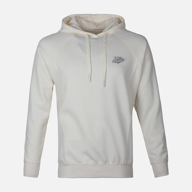 MEN SOLID HOODED PULLOVER