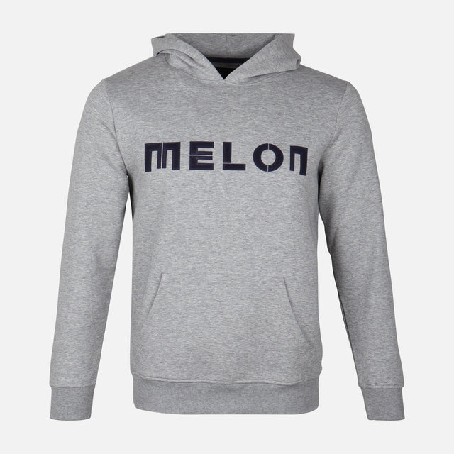 MEN BASIC HOODED PULLOVER