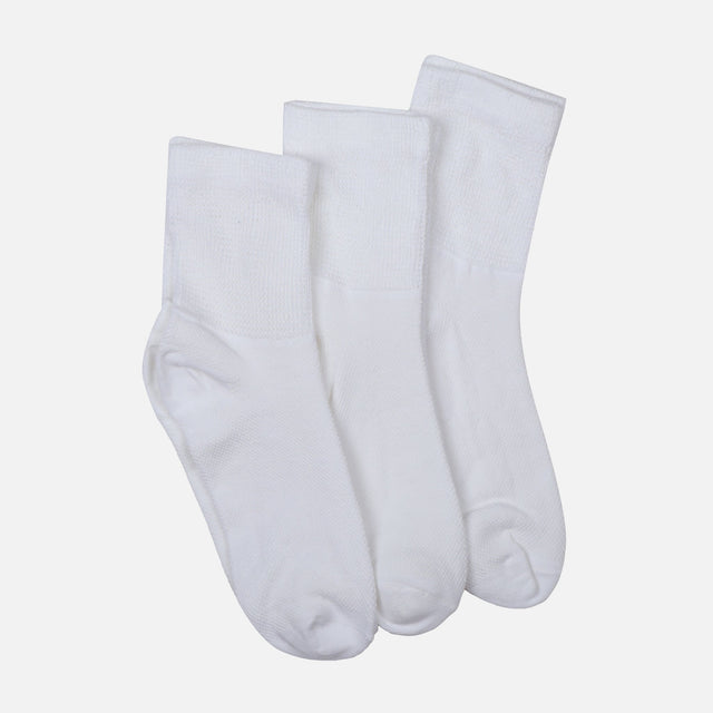 LADIES DIABETIC MESH QUARTER SOCKS