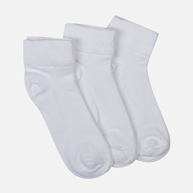 LADIES DIABETIC MESH ANKLE SOCKS