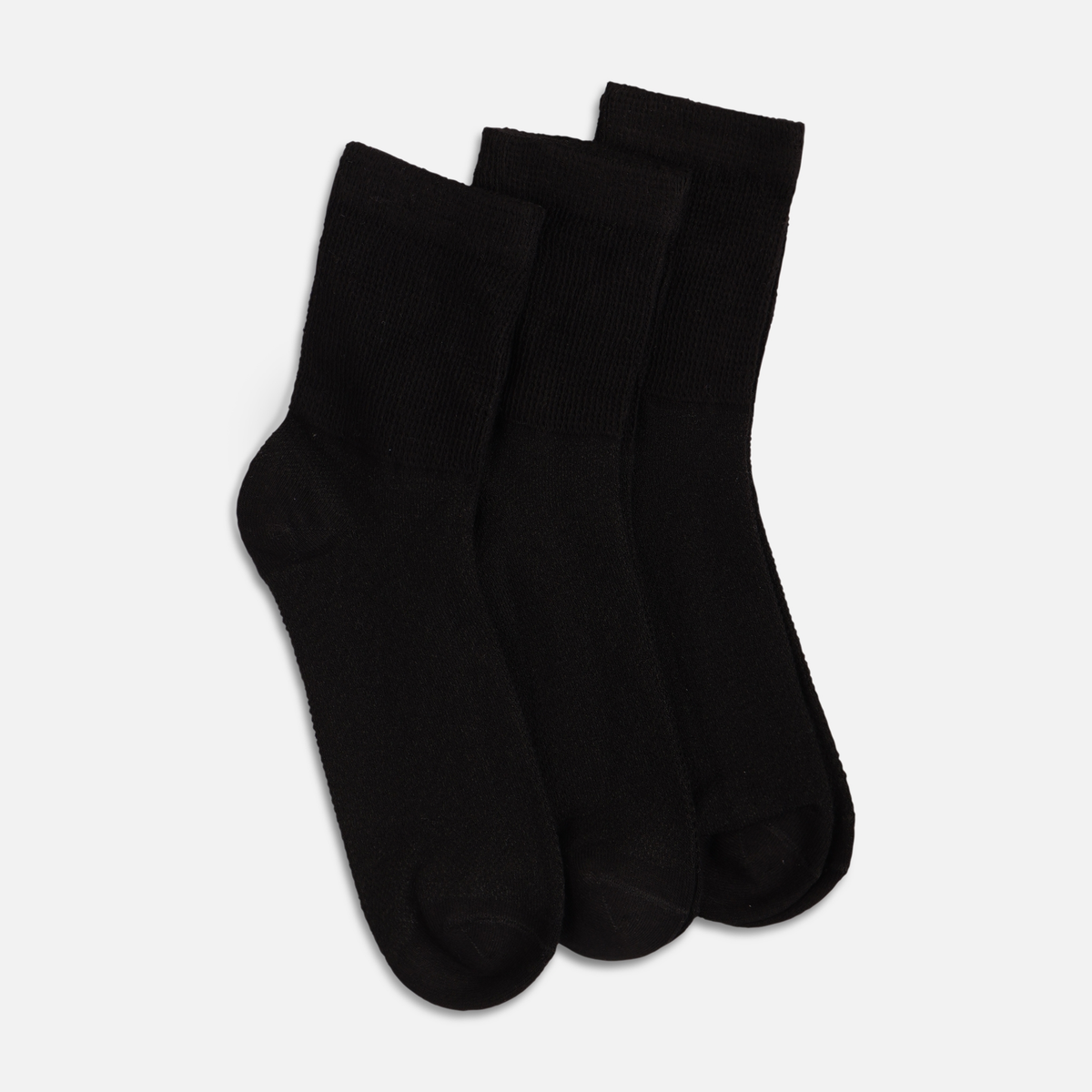 Men Diabetic Mesh Quarter Socks
