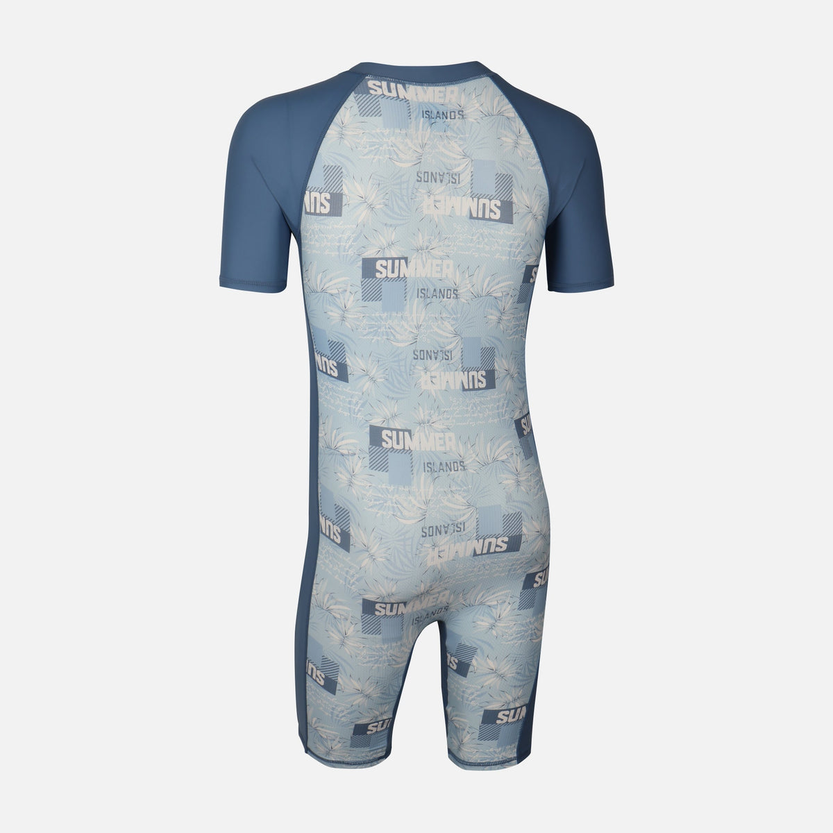 Boys One Piece Swimsuit Short Sleeve