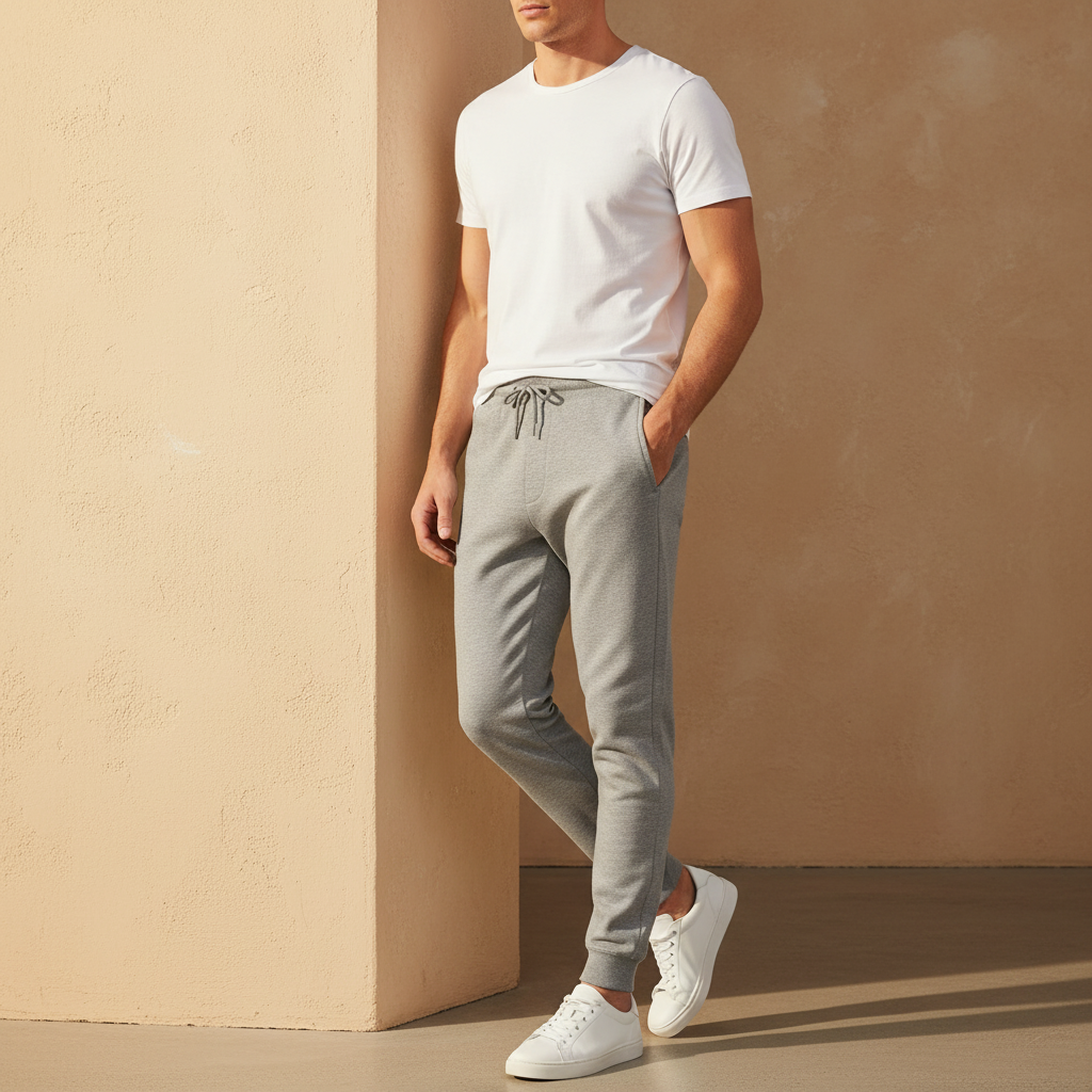 Men Jogging Pants Regular Fit