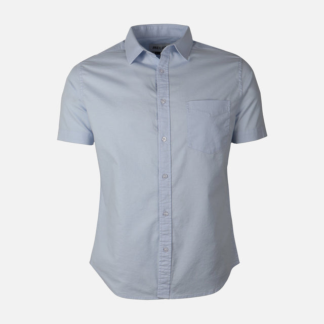 MEN BASIC SHORT SLEEVE OXFORD SHIRT