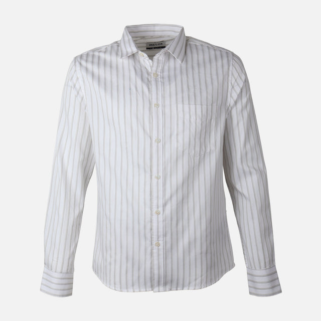 MEN LONG SLEEVE STRIPE SHIRT