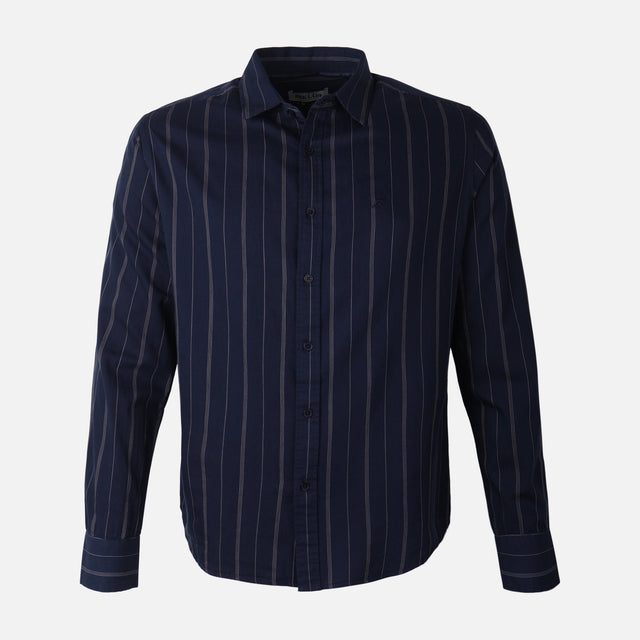 MEN LONG SLEEVE STRIPE SHIRT