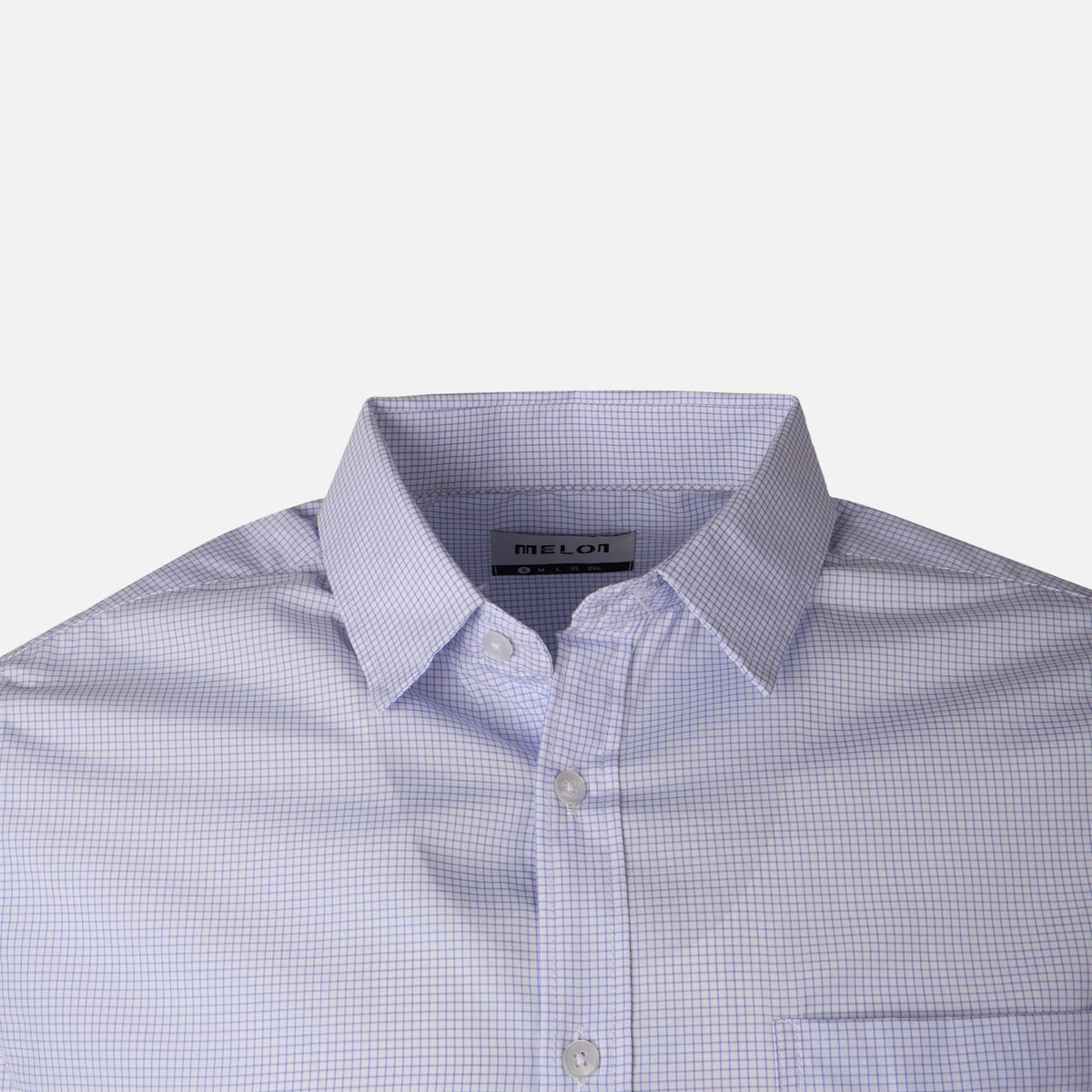 Men Long Sleeve Stripe Shirt With Pocket