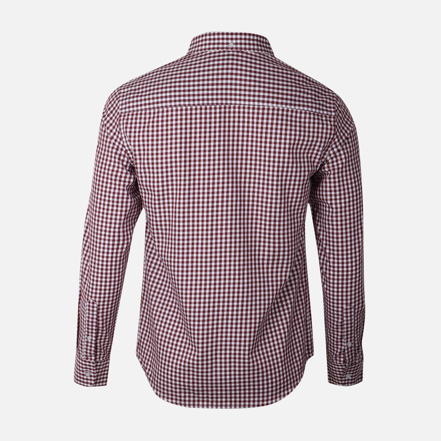 MEN LONG SLEEVE CHECKERED SHIRT